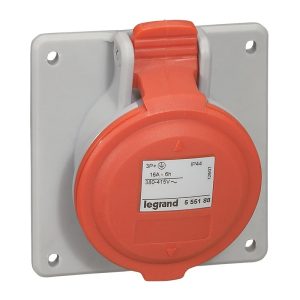 TOMA 555188 DE INCRUSTAR 3P+T 16AMP 415V LEGRAND