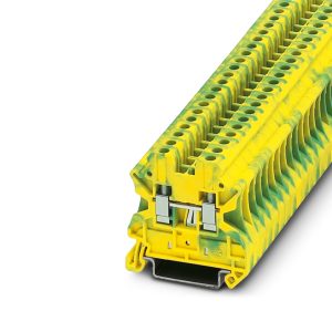 BORNA 3044128 26-10AWG UT 4-PE TIERRA CONEX TLLO AMA/VERDE